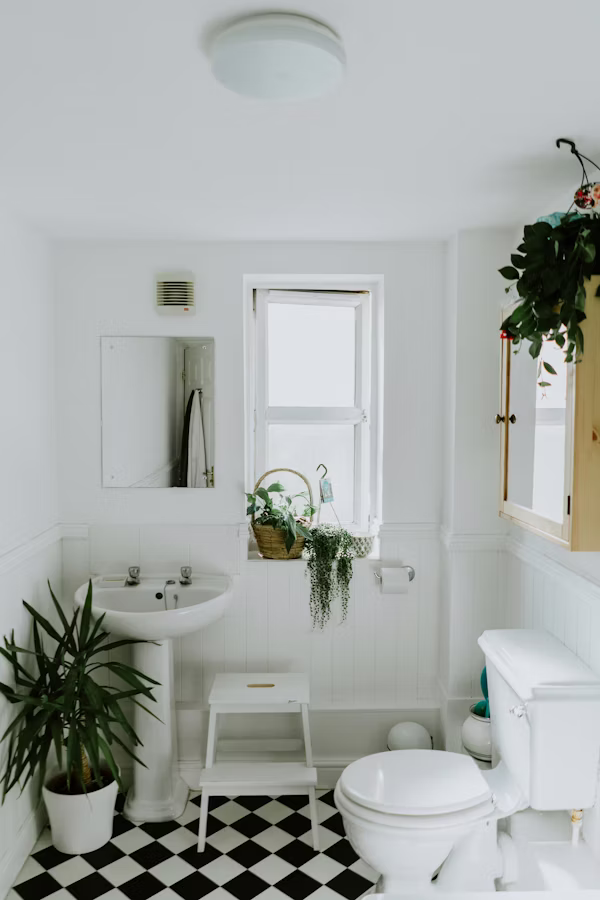 Salle de bain immaculée